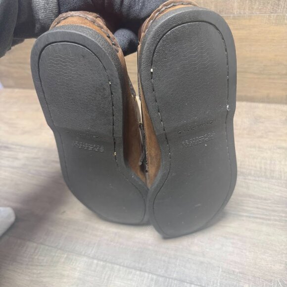 Sperry Brown Suede/Leather Boat Shoes Men's Size 13 - Picture 4 of 7